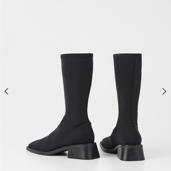 Vagabond Blanca Stretch Boot Black Size 36 - Picture 6 of 14